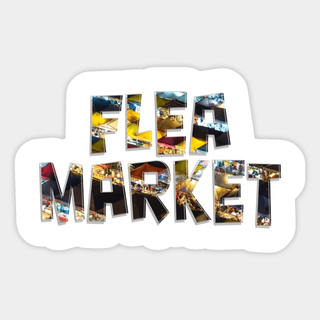 Flea Market Sticker by afternoontees